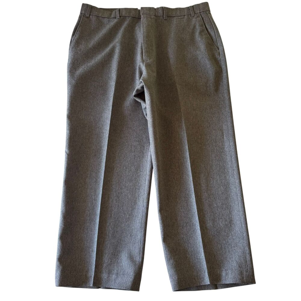 Vintage Levi's Action Slacks Men's 38x29 Gray 90s Dress Pants Levi Strauss